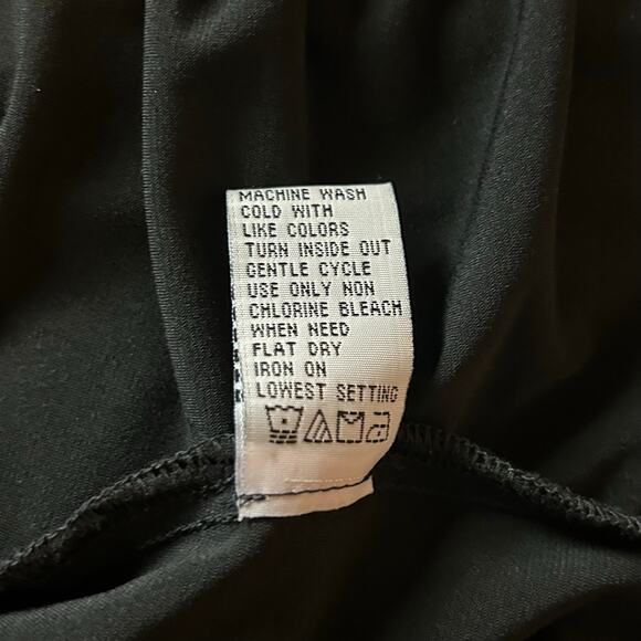 Sangria Dress Sz 12 Black Bejeweled Pleated Empire Waist Cocktail Formal Classic - Picture 10 of 12